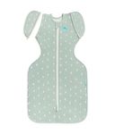 Love To Dream™ Swaddle UP™ Transition Bag, Medium 6–8.5 kg – Twinkle Powder Blue | Snug Fit with Zip-Off Wings | 1.0 TOG Ideal for Spring & Summer (20–24°C) | Machine Washable Cotton & Double Zip