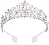 Didder Silver Crystal Tiara Crown H