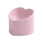 Tilted Elevated Cat Food Bowl - Raised Ceramic Cat Bowl Anti Vomiting - Shallow Cat Feeding Bowls - Wide Cat Bowls Whisker Friendly - High Cat Dish - Microwave and Dishwasher Safe - 5.5 inch - 6 oz