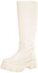 Circus NY Women's Dollie Knee High Boot, Ivory, 9 UK