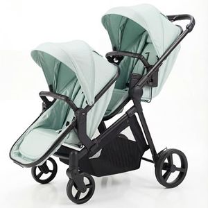 Double Stroller for Twins Infants and Toddlers, Foldable Tandem, Convertible Twin to Single Stroller, Compact Light Weight， Ages 0-3 Years (B0G4LS2W5D)