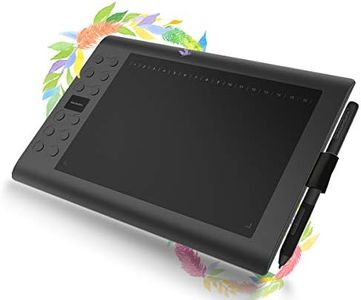 GAOMON M106K PRO 10 x 6.25 Graphics Drawing Tablet with 8192 Levels Tilt Supported Battery-Free Stylus and 12 Hot Keys for Windows/mac/Android OS