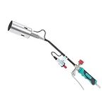 KATSU Gas Torch Weed Burner Electronic Igniter Flame Thrower Blowtorch Roofer Sealing Melting Heating Welding Soldering Torch Multi Purpose 570mm Long 324160