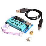 REES52 PIC Microcontroller programable IC USB Automatic Programming Programmer K150 + ICSP Cable KIT