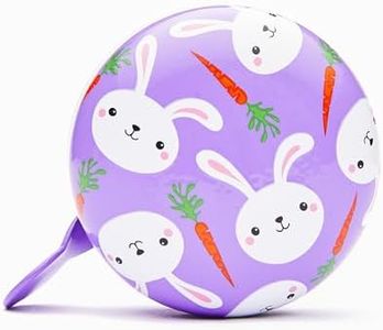Cute Bunny Bicycle Bell with Loud Clear Sound, Bike Bells for Adults & Kids, Durable Bike Bell for Scooters, Toddler Bikes, and Cycling Accessories By Cute Things Seattle