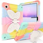 BENTOBEN for Samsung Galaxy Tab A8 Case 10.5 inch Butterfly Colorful, Galaxy Tab A8 Case Camo, Three Layer Bumper Shockproof stand Protective Full Body Kid Case for Samsung A8 Tablet 2021/2022