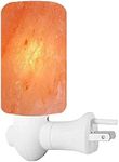 Pride of India Crystal Salt Night Lamp in Cylinder Shape - Made w/Naturally Occurring Himalayan Pink Salt– Home Décor – Handcrafted – Elevates Mood/Brightens Space – Better Air Quality