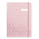 Matilda Myres Notebook - A5 Lined - Pink & Rose Gold