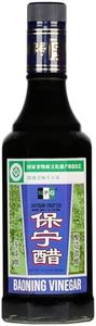 NPG Baoning Vinegar 16.9 Fl Oz, Barrel Aged Black Rice Vinegar, Authentic from Sichuan, Artisan Crafted, Naturally Brewed Chinese Black Vinegar For Dumplings, Xiao Long Bao, Sushi, Salad, Marinade, Stir Fry