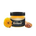 MISOYER Beeswax Furniture Polish - Wood Restoration Beeswax, Wood Seasoning Beeswax For Furniture, Multipurpose Beeswax Polish For Wooden Furniture Care, (Sponge Included)