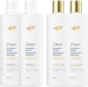 Dove Intensive Repair Shampoo & Conditioner for Damaged Hair, with Liquid Bio-Protein Care technology, 355 ML (2 Shampoo + 2 Conditioner)