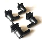 Saddlebag Lever Lock Fastener Bolt Nut Mounting Security Hardware Theft Deterrent System Twist Block For Harley Davidson Touring CVO Road Street Glide Ultra Electra RoadKing Heritage Softail Black