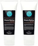 Shave Butter for Men by RemeVerse. Shaving Butter That Fights Nicks, Cuts, Ingrown Hairs, And Razor Burn 7.5 ounces (2 pack)