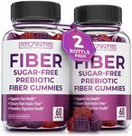 Atlantis Nutrition Sugar Free Prebiotic Fiber Gummies for Adults - Fiber Supplement Formulated with 5G Fiber & 5.4G Prebiotic Digestive Blend. Supports Gut Health & Promotes Healthy Digestion