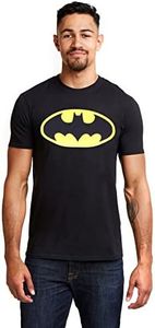 DC Comics Batman Logo T-Shirt, Noir, XX-Large Homme