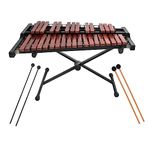 Voodans 32 Note Xylophone Professional Wooden Glockenspiel Xylophone with Mallet and Adjustable Stand