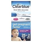 Clearblue Trying for a Baby Ovulation Kit, Featuring 25 Ovulation Tests and 2 Rapid Detection Pregnancy Tests, 27 Count