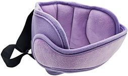 Baby Head Support for Car Seat, Car Seat Head Support for Toddler, Head Band Strap Headrest, Car Seat Headrest Pillow Road Pal Car Headrest - Relax Anytime in The Car (Purple)