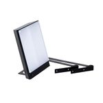 LiteUp - 10000 Lux Lamp - Full Spectrum Lightbox for Natural Mood and Energy Enhancement, Wall Mountable Sunlight lamp, Black