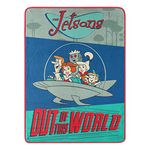 Northwest The Jetsons Micro Raschel Throw Blanket, 46" x 60", Out of This World