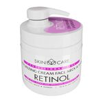 Skin Care Retinol 3-in-1 Moisturiser Face Cream, Neck and Hands - Treatment for Crepey Skin, Wrinkles and Sagging - Daily Lotion for All Skin Types (500ml)