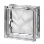 SEVES GLASSBLOCK Clear Wave Craft Glass Block (Transparent, Pack of 5)