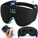 LC-dolida 5.4 Bluetooth Sleep Headphones, 3D Sleep Mask Bluetooth Wireless Music Eye Mask, Sleeping Headphones,Ideal for Travel, Night Work, Side Sleeping and Office Use for Both Men and Women