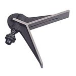 Starrett C11-1224 Cast Iron Center Head For Combination Squares, Combination Sets And Bevel Protractors, Black Wrinkle Finish