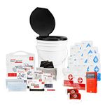 72HRS Essential Toilet - Emergency Survival Kit, Portable Toilet Kit, Survival Flooding Kit, Earthquake Kit, Disaster Kit, Outdoor Emergency Kit (1-4 Person) (2 Person)