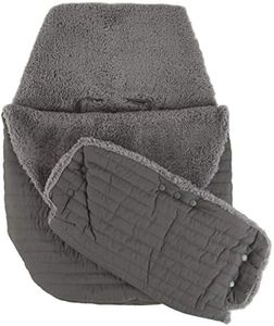 Tadpoles Quilted Stroller & Car Seat Cover - Dark Grey | 27" x 20" x 2" | Made of 100% Super Soft Microfiber Polyester | Warm, Gentle & Durable | Ideal for Use as a Stroller Cover & Car Seat Cover