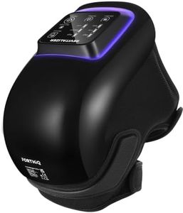 FORTHiQ Knee Massager Pro+ with Heat, Red Light and Vibration, 6-in-1, Dual-Wavelength - Cordless, Portable, Adjustable Straps, Easy to Use, Saves Your Settings