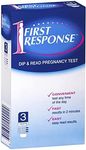 First Response Pregnancy Dip & Read 3 Test - Over 99% Accurate - Easy To Read - Fast Results - Test At Any Time of the Day - Detects Very Low Levels of the Pregnancy - 3 Pack