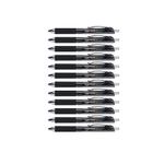 Amazon Basics Retractable Gel Pens, Fine Point (0.7mm), Black, 12-Pack