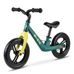 Micro Scooter | Balance Bike Lite | 2 to 5 Years | Boys & Girls | Lightweight Frame & Puncture-Proof Tyres | Adjustable Handlebars & Saddle | Ride On Toddler Toys | 30kg Weight Limit | Green