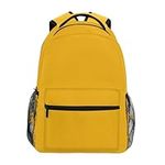 Dark Goldenrod Backpack for Boy Girl Bookbag School Bag Daypacks for Women, Dark Goldenrod, Small, Daypack Backpacks