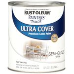 RUST-OLEUM 1993502 Multi-Purpose Enamel Paint, 32 Fl Oz (Pack of 1), Semi-Gloss White