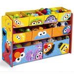 Delta Children Deluxe Multi Bin Organizer, Sesame Street