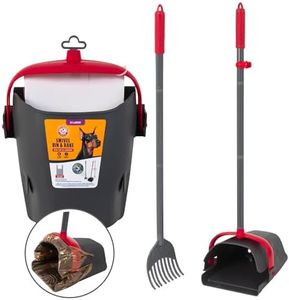 Arm & Hammer Pooper Scooper for Extra Large Dogs Heavy Duty, Outside Yard Dog Poop Scoop Pet Waste Clean Up with Bag Attachment - 2 Waste Bags Included