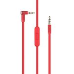 Asobilor Solo 3 Headphone 3.5mm to 3.5mm Audio Cable Cord line with Upgraded Microphone Compatible with Beats by Dre Headphone Solo/Studio/Pro/Detox/Mixr/Executive/Pill HD Sound Quality (Red)