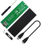 GODSHARK PCIe SSD Enclosure for 2010 2011 MacBook Air, USB 3.0 External Reader for A1369 A1370 SSD Adapter with Case, Support Model MC503 MC504 MC965 MC966 MC505 MC506 MC968 MC969