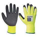 Portwest A140 Heavy Duty Thermal Grip Glove - Latex Black, Small