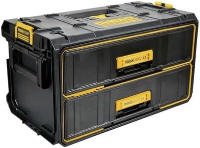 DEWALT ToughSystem Portable Tool Box, 2.0 Two-Drawer, 21.8in. (DWST08320)