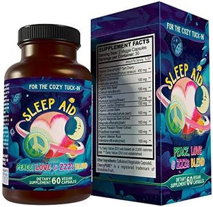 Melatonin Free Natural Sleep Aid Supplement Peace, Love, and ZZZs