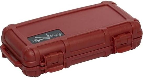 Cigar Caddy Waterproof Travel Cigar Humidor, Holds Up to 5 Cigars, Airtight, Waterproof Up to 100 Feet