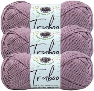 (3 Pack) Lion Brand Yarn 837-122 Truboo Yarn, Mushroom