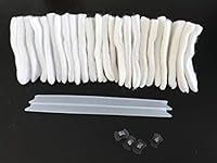 24pcs Cotton Pads Replacements Kit for Magnetic Window Cleaner Double Side Glass Cleaning Brush