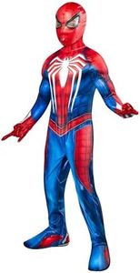 Rubies Costume Premium Spiderman Gamer-Verse per ragazzi e ragazze, Tuta con copristivali, maschera in tessuto e guanti con ragnatela, Marvel ufficiale per Carnevale, Halloween, Compleanno, Natale