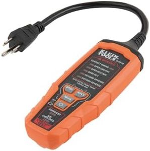 Klein Tools RT310 Outlet Tester, AFCI and GFCI Receptacle Tester for North American AC Electrical Outlets