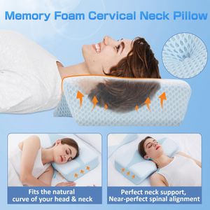 Memory Foam Cervical Pillow – Orthopedic Neck Support