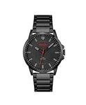 HUGO Analogue Quartz Watch for Men with Black Stainless Steel Bracelet - 1530187